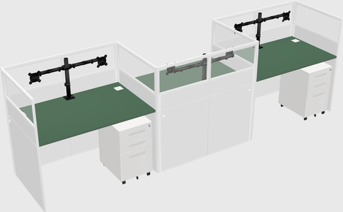 Rectangular cubicles