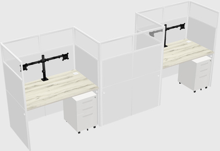 Rectangular cubicles