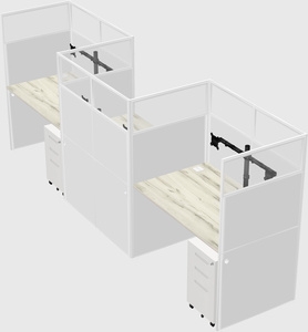 Rectangular cubicles
