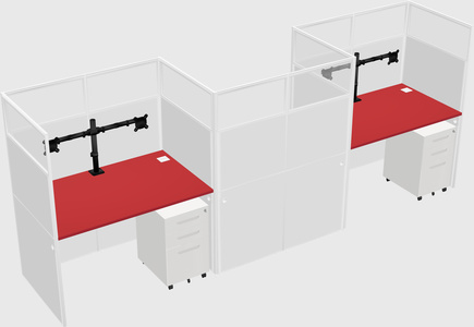 Rectangular cubicles