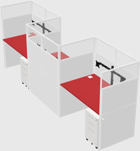 Rectangular cubicles
