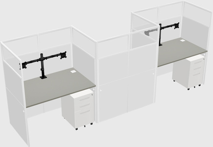 Rectangular cubicles