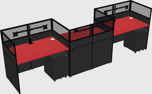 Rectangular cubicles