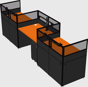 Cabines rectangulaires