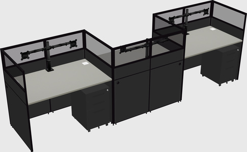 Rectangular cubicles