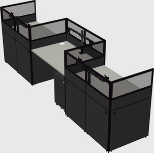 Rectangular cubicles