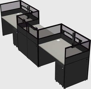 Rectangular cubicles
