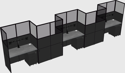 Rectangular cubicles