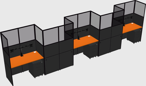 Rectangular cubicles