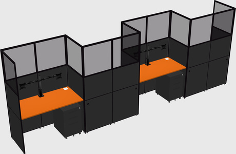 Rectangular cubicles