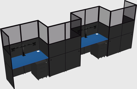 Rectangular cubicles