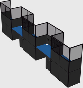 Rectangular cubicles