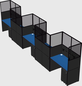 Rectangular cubicles