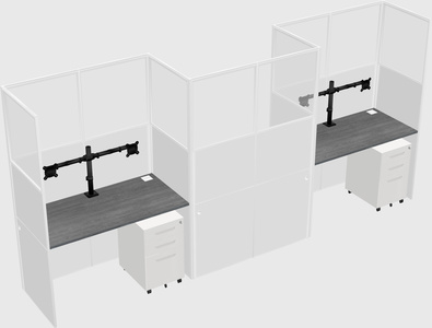 Rectangular cubicles