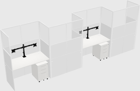 Rectangular cubicles