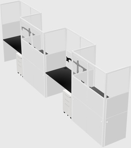 Rectangular cubicles