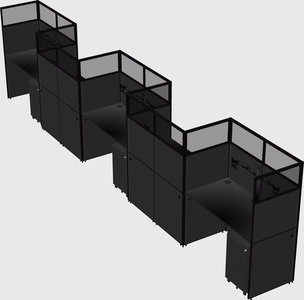 Cabines rectangulaires