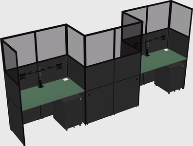 Rectangular cubicles