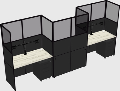 Rectangular cubicles