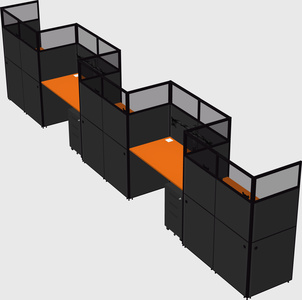 Rectangular cubicles