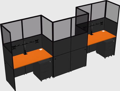 Cabines rectangulaires
