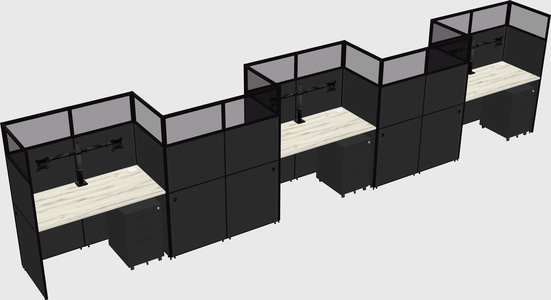 Cabines rectangulaires