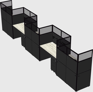 Cabines rectangulaires