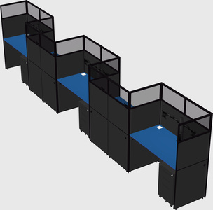 Rectangular cubicles