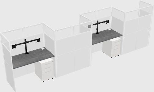 Rectangular cubicles