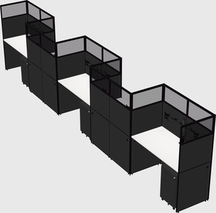 Rectangular cubicles