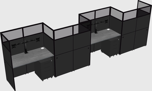 Cabines rectangulaires