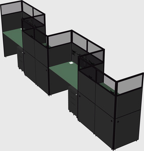 Rectangular cubicles