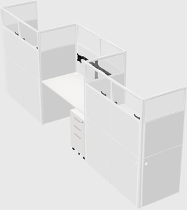 Rectangular cubicles