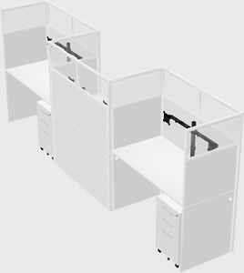 Rectangular cubicles