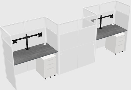 Rectangular cubicles