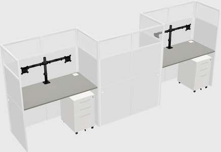 Rectangular cubicles