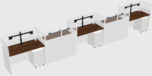 Rectangular cubicles