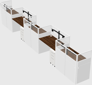 Rectangular cubicles