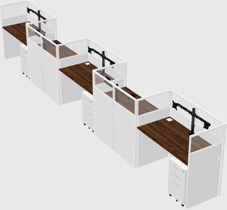 Rectangular cubicles