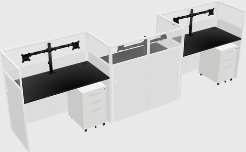 Rectangular cubicles