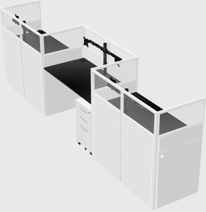 Rectangular cubicles