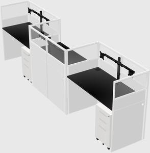 Rectangular cubicles