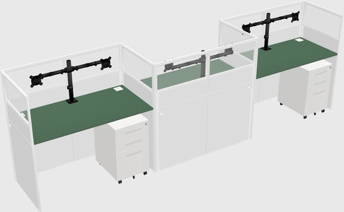 Rectangular cubicles