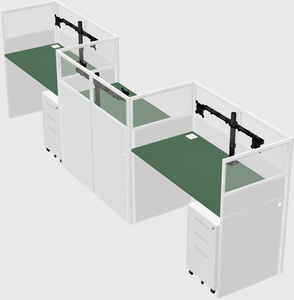 Rectangular cubicles
