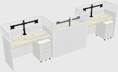 Rectangular cubicles