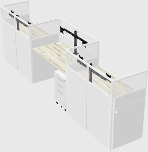 Rectangular cubicles