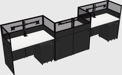 Rectangular cubicles