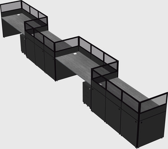 Cabines rectangulaires