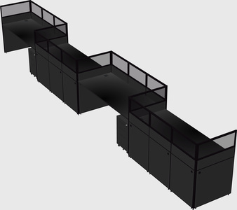 Rectangular cubicles