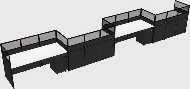Rectangular cubicles